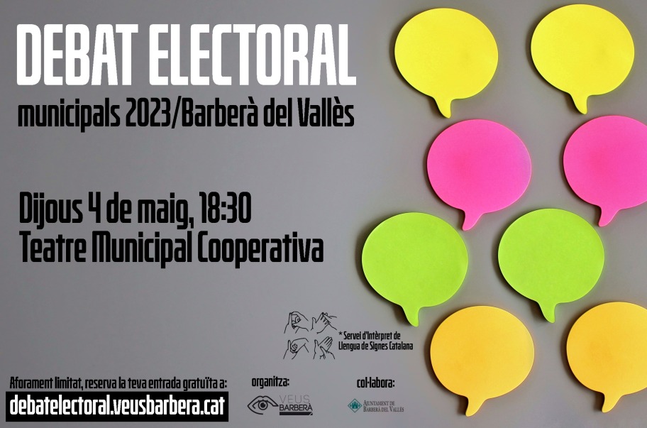 Debat Electoral - Municipals 2023 a Barberà del Vallès.