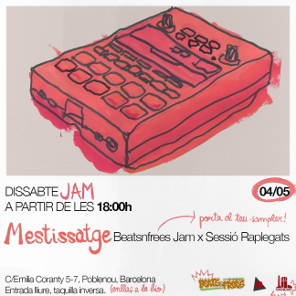Mestissatge: Beats&frees Jam x Raplegats x Tissatge